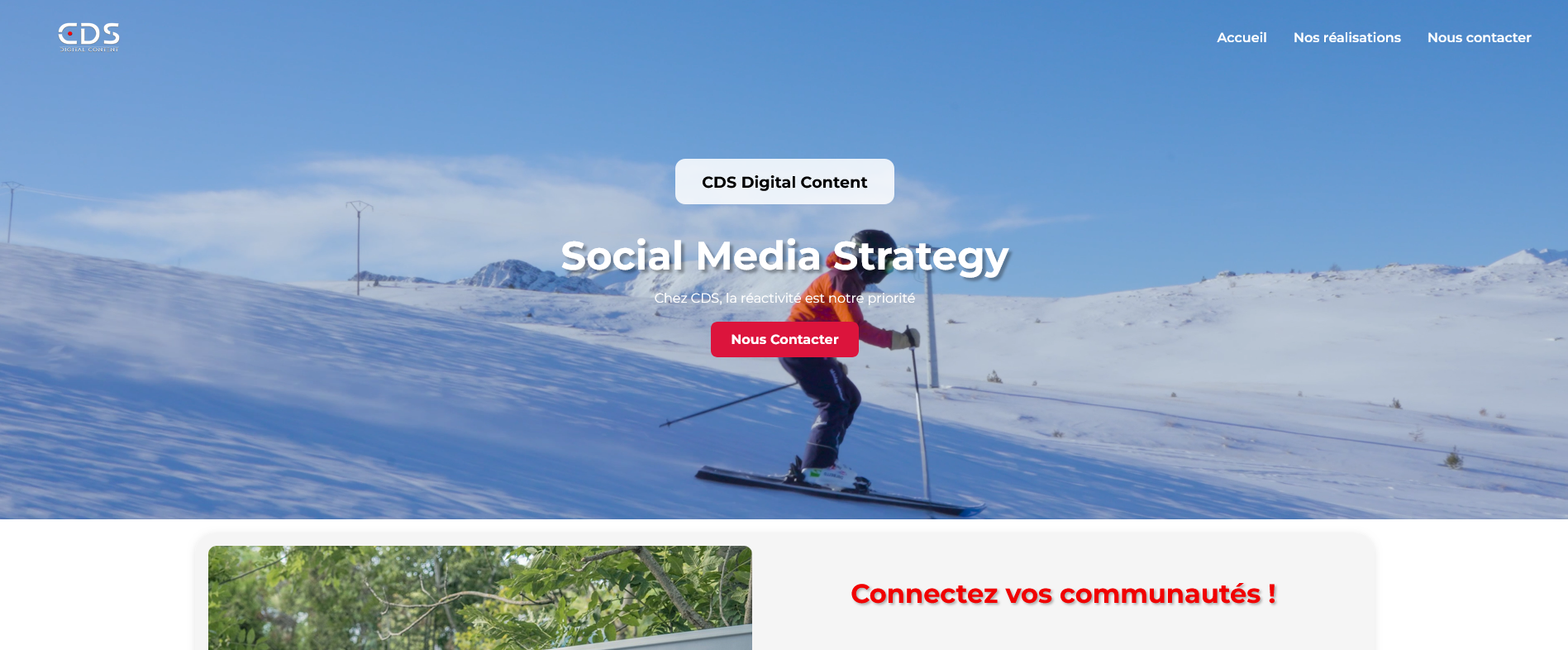 CDS Digital Content - Page d'accueil